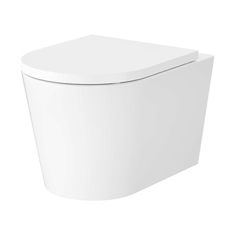 Vas WC suspendat Cersanit Mesta Pro Oval Tornado cu capac Soft-Close S4037-001